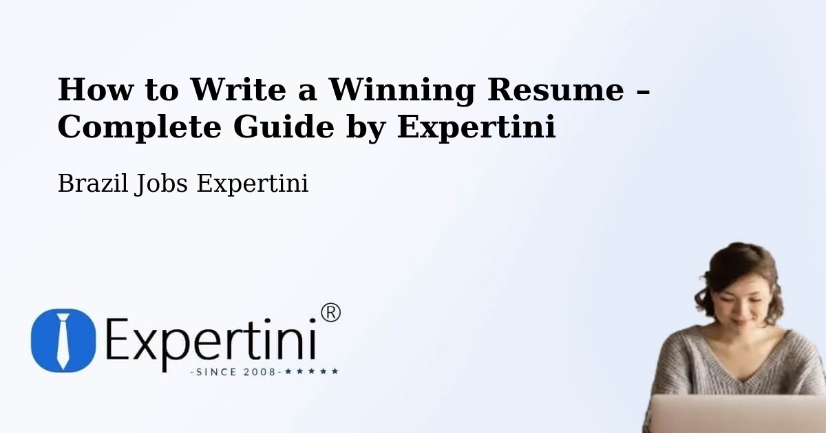 Resume Writing Guide for Job Seekers – Mesópolis - Mesópolis, Brazil Jobs Expertini